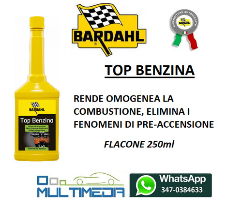 Additivo top benzina bardahl - benzina,